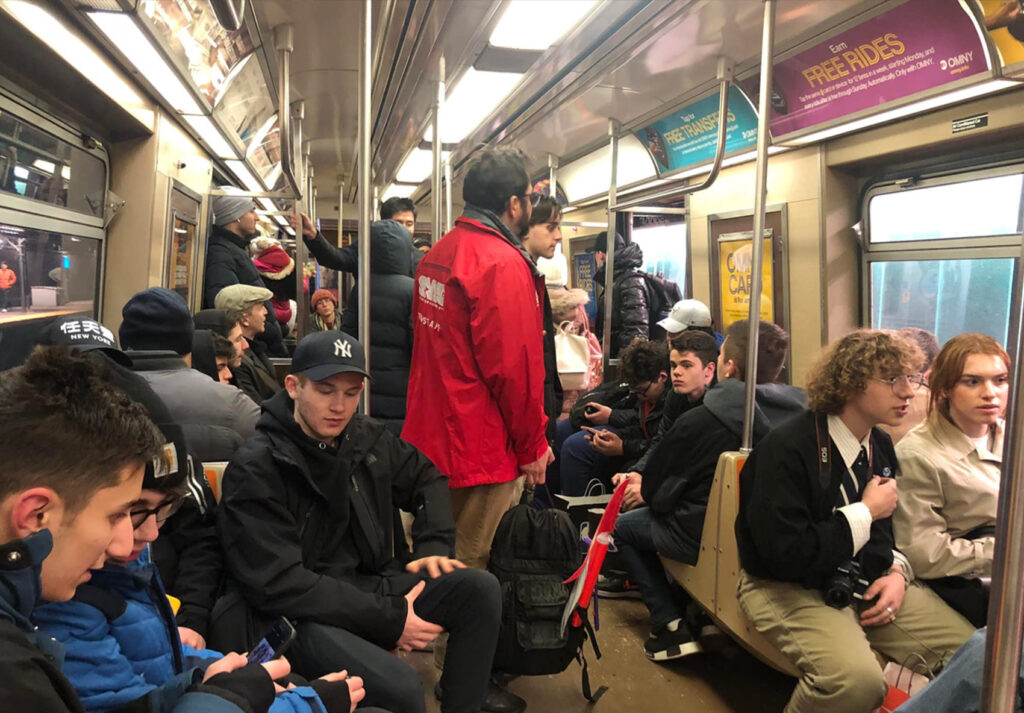 A SBNYC group on the New York subway